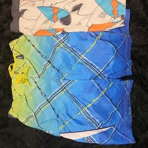 Bundle of size 8 little boy swim shorts